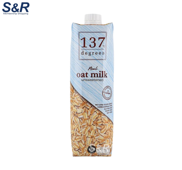 137 Degrees Oat Milk Unsweetened 1L