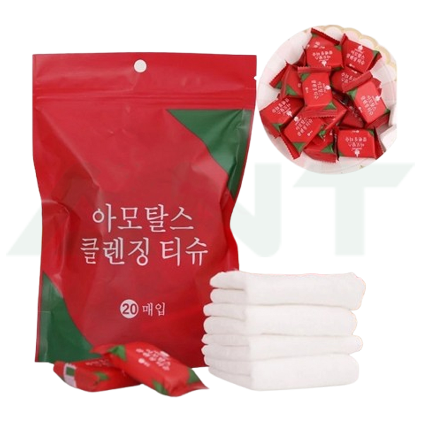 COMPRESSED TOWEL DISPOSABLE PORTABLE TISSUE (20 PCS/PACK)