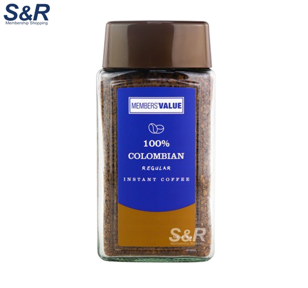 Member's Value 100% Colombian Regular Instant Coffee 200g