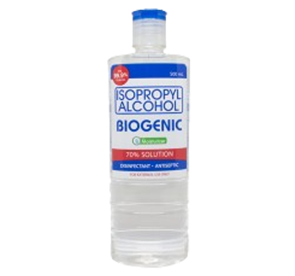 BIOGENIC ALCOHOL ISOPROPHYL 70% 500ML
