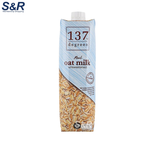 137 Degrees Oat Milk Unsweetened 1L