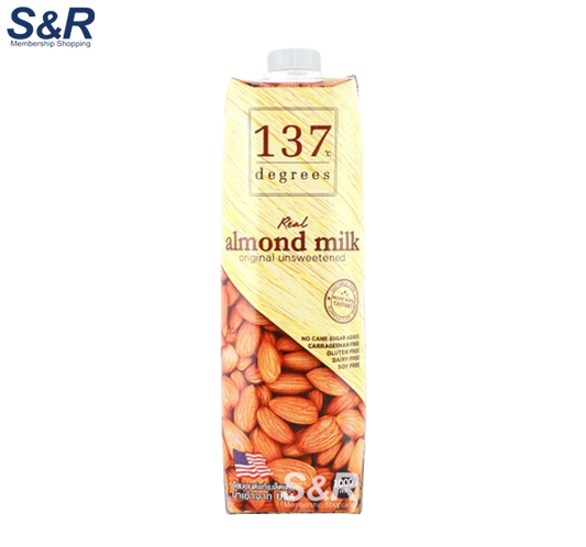 137 Degrees Unsweetened Almond Milk 1L