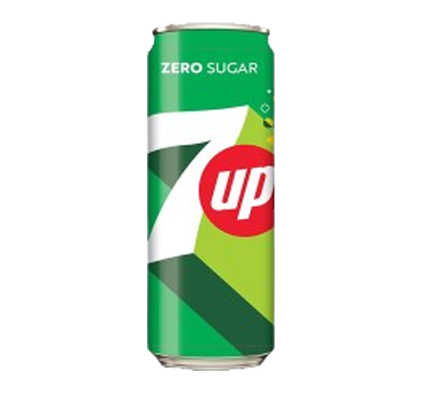 7-UP ZERO SUGAR CAN (SLEEK) 320ML
