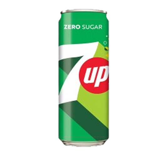 7-UP ZERO SUGAR CAN (SLEEK) 320ML