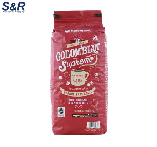 Member's Mark Colombian Supremo Coffee Beans 1.13kg