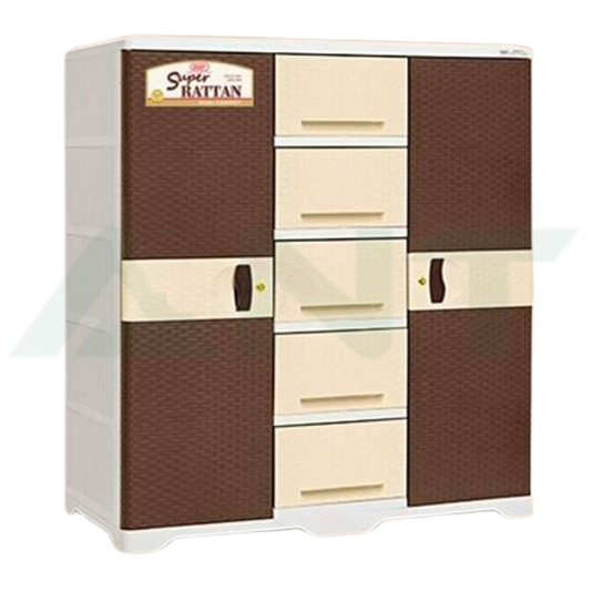 Zooey Super Rattan Dual Cabinet