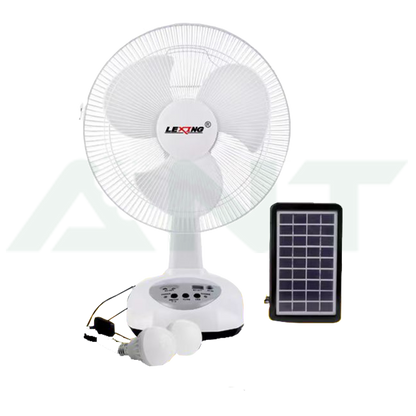 Lexing Solar Fan Rechargeable